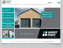 Tablet Screenshot of barritporte.dk
